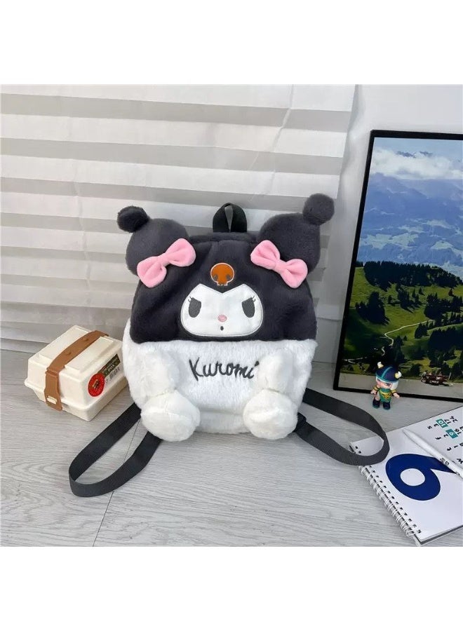 Cute Plush Cartoon Backpack for Girls and Women, Lightweight and Soft Design, Ideal for Daily Use, School and Outings - Image 3